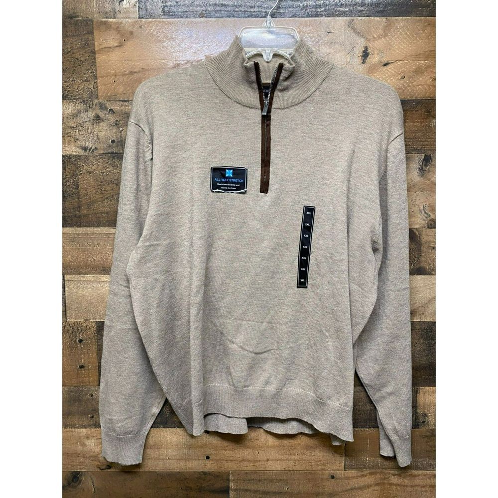 NWOT Tricots St. Raphael Men's 1/4‎ Zip Sweater Size XXL